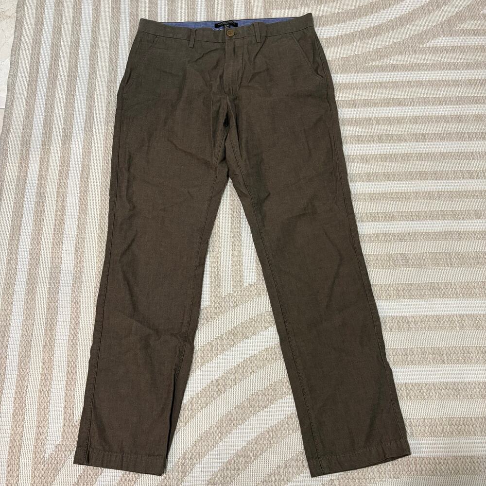 Banana Republic Men's 31x30 Kentfield Pant Brown Business Casual Preppy